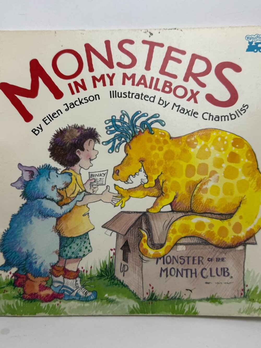 Monsters In My Mailbox Ellen Jackson WhistleStop Troll Vintage Paperback Book